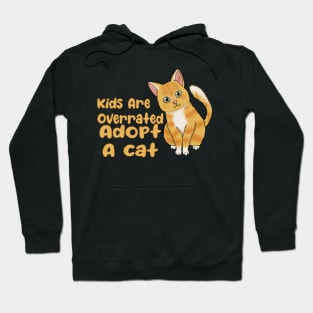 Adopt A cat (fluffy orange cat) Hoodie